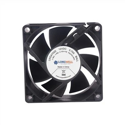 70x70x25mm Ventilador axial de ventilación de máquina de CC de 3 pulgadas